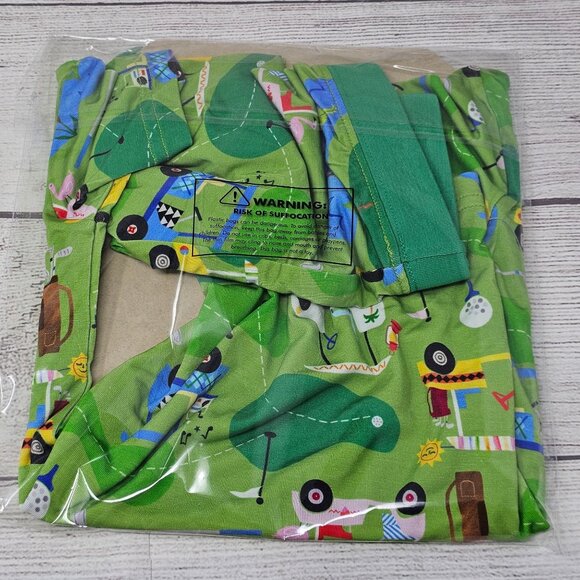 NIB Little Sleepies Fairway Fun Short Sleeve/Shorts PJ Set Size 2T - Picture 3 of 3